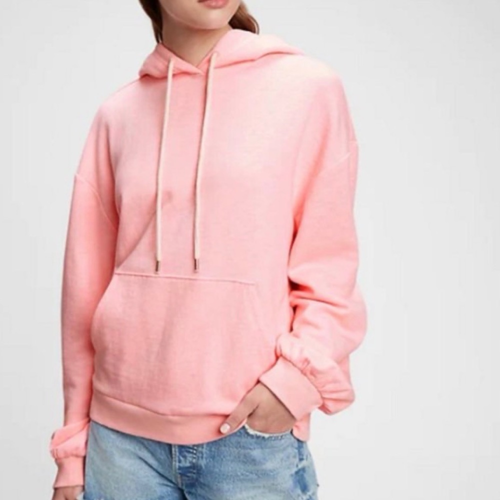 GAP Vintage soft balloon sleeve hoodie size medium casual everyday practical